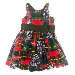 Ralph Lauren Girl’s Patchwork Plaid Dress Sz. 3T